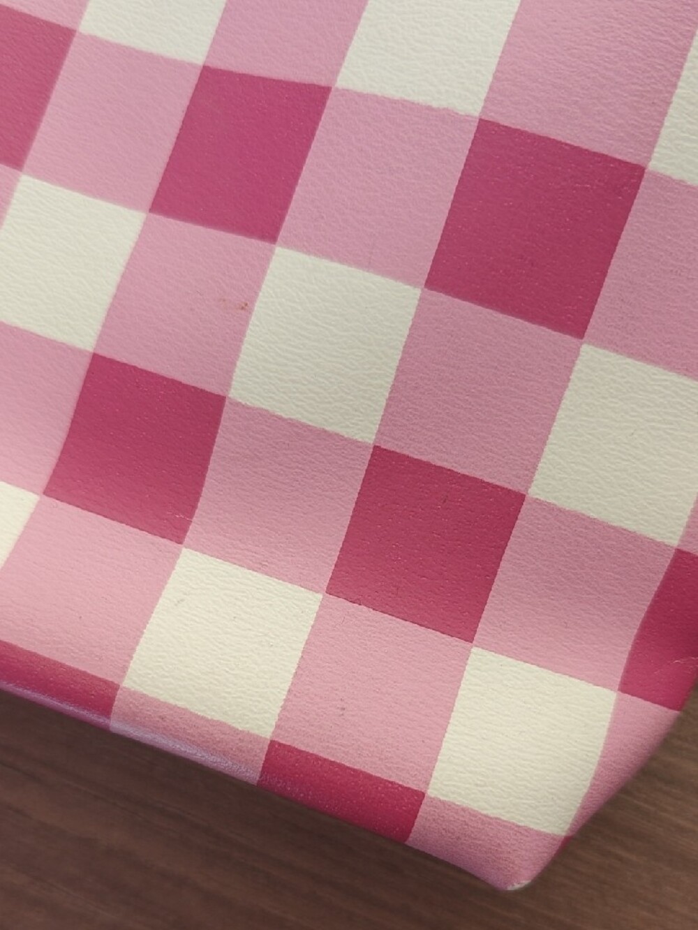 Vintage Y2K Paul Frank Pink Gingham Checkered Shoulder Bag Julius Monkey - Picture 3 of 16